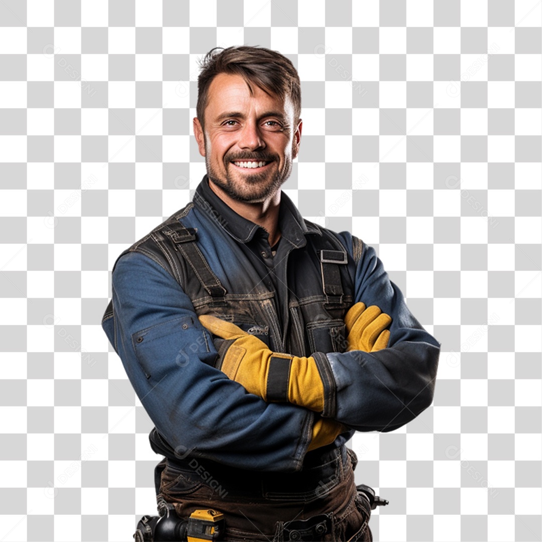 Homem Trabalho Trabalhador de Uniforme PNG Transparente