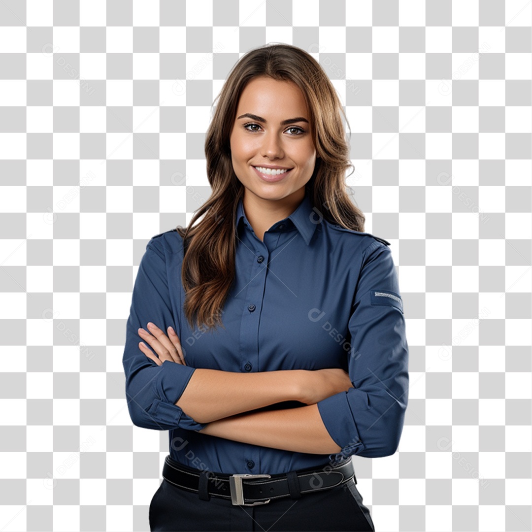 Telemarketing Vendedora PNG Transparente