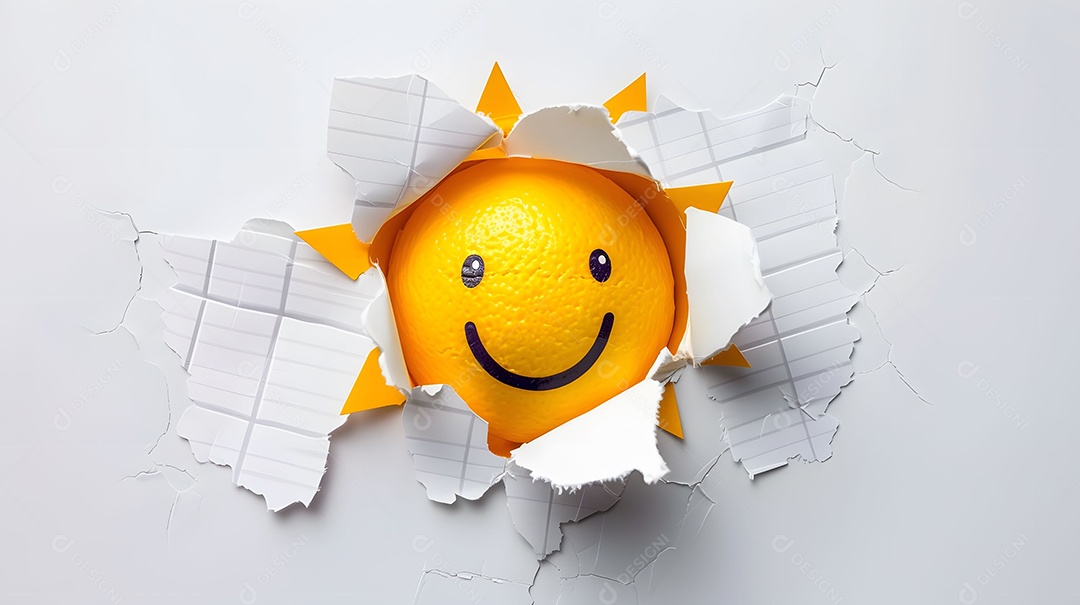 Placa de energia solar enfiando a cabeça para fora