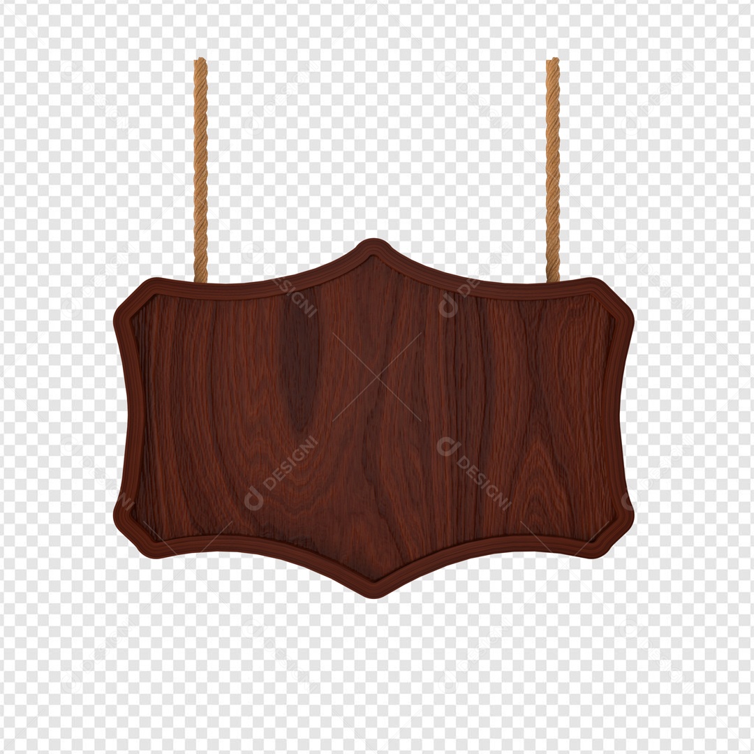 Brown 3D Element Board for PSD Composition