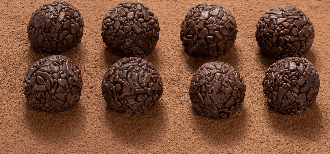 Brigadeiros de chocolate
