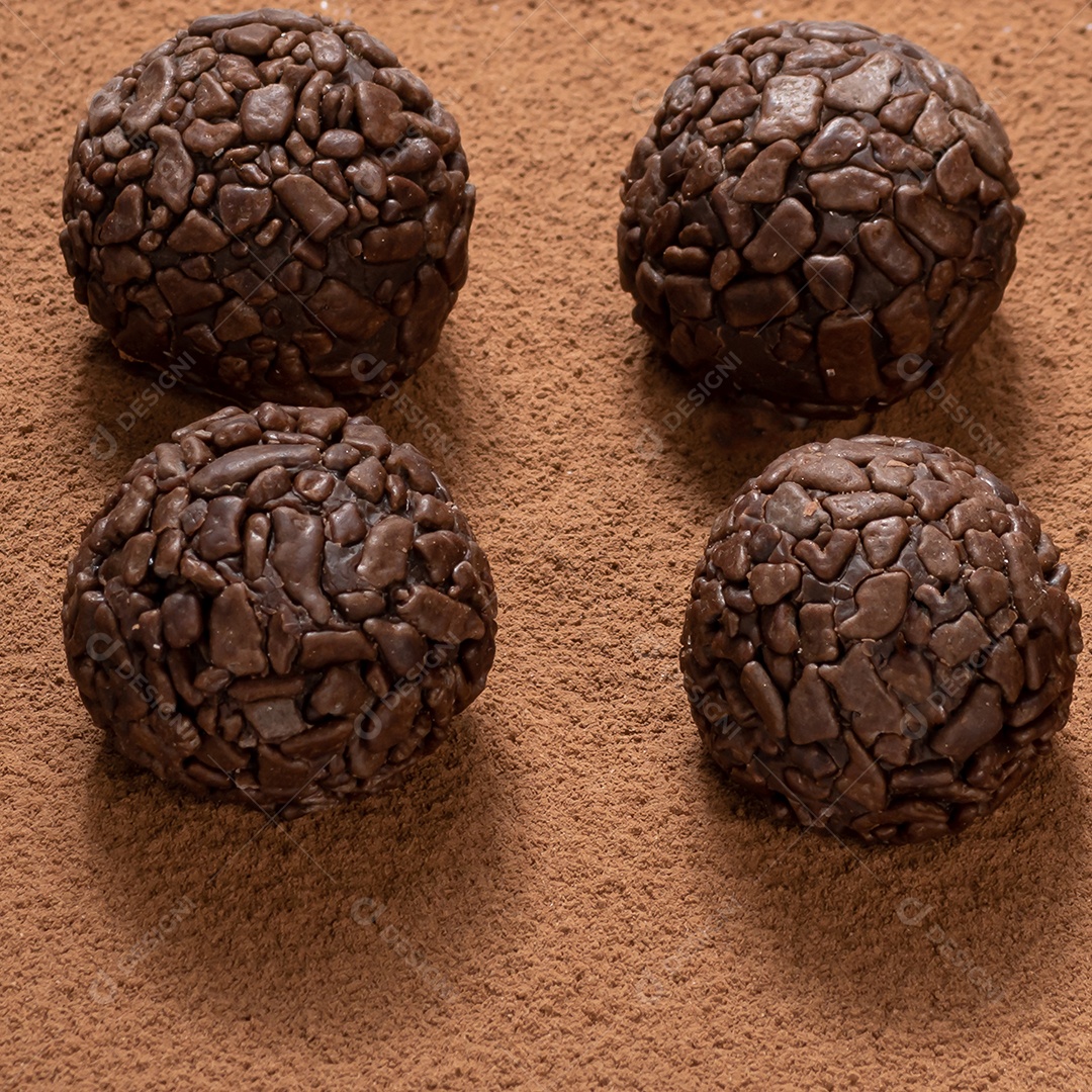 Brigadeiros de chocolate
