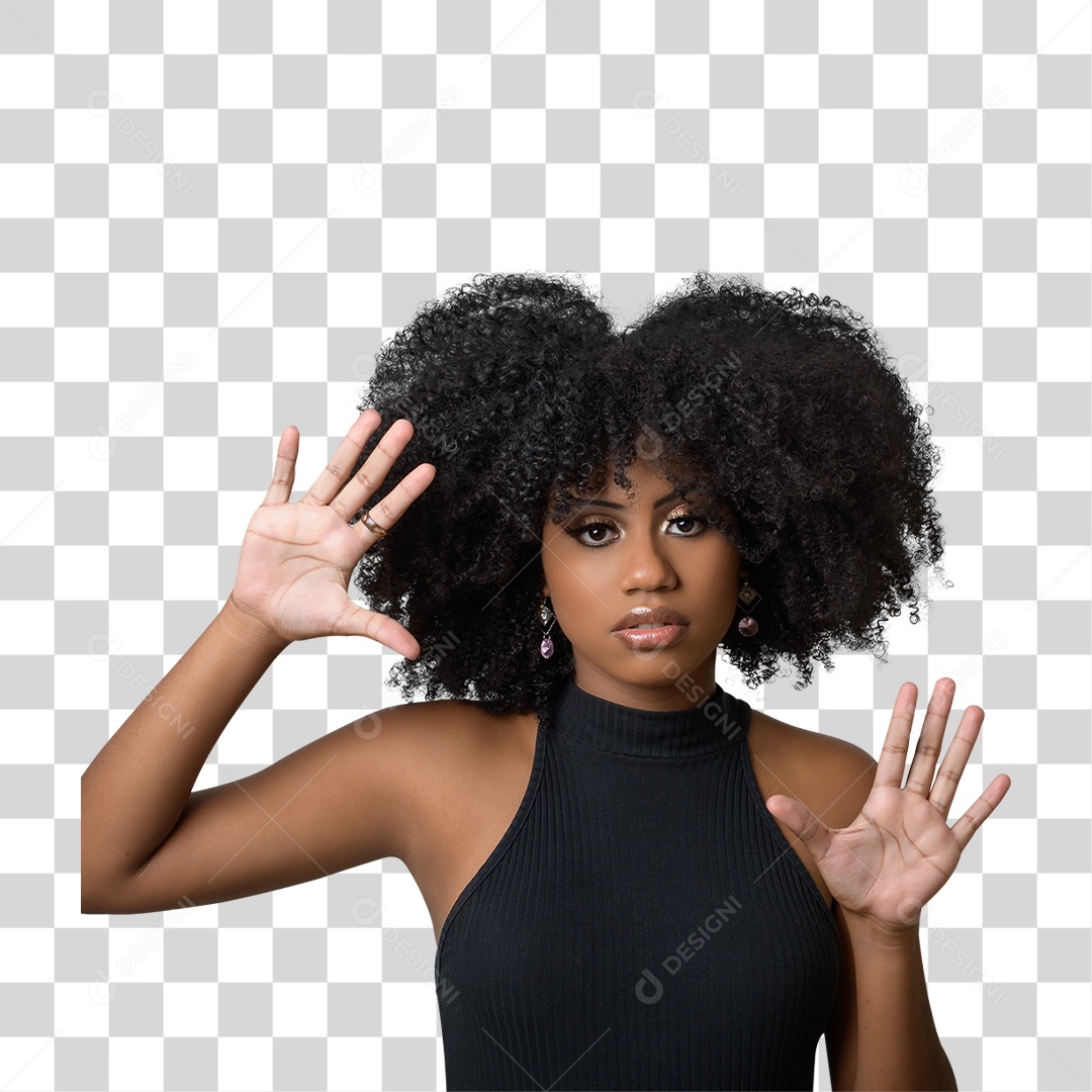 Mulher Morena PNG Transparente