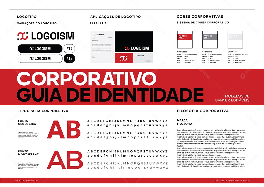 Modelo de Banner Comparativo Vetor EPS