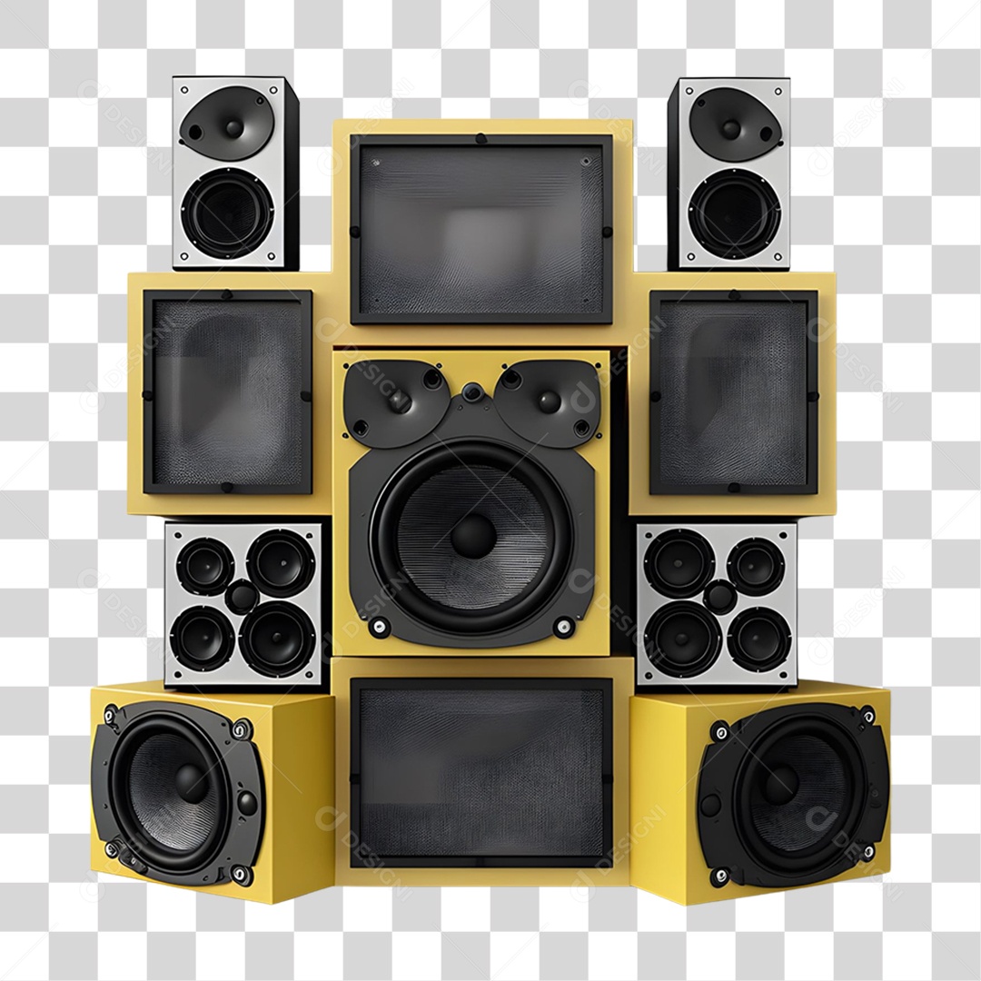 Caixa de Som Músicas Alto-falantes PNG Transparente
