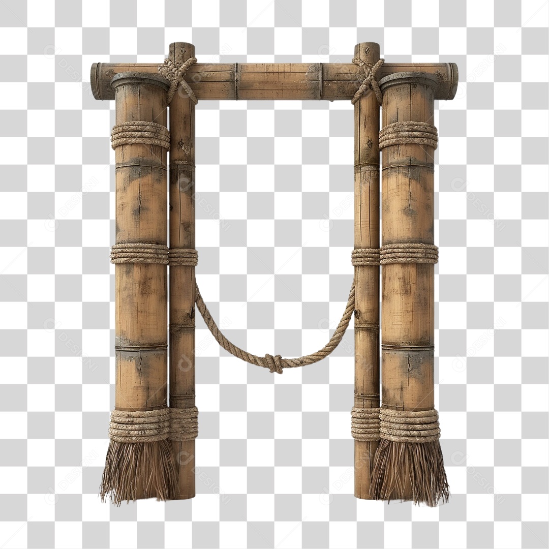 Bambu Portal PNG Transparente