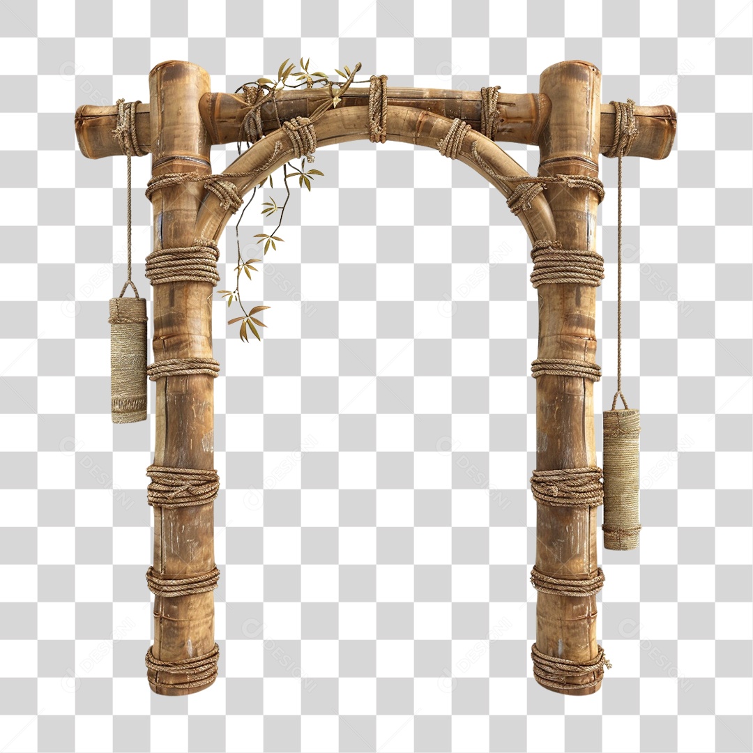 Bambu Portal PNG Transparente