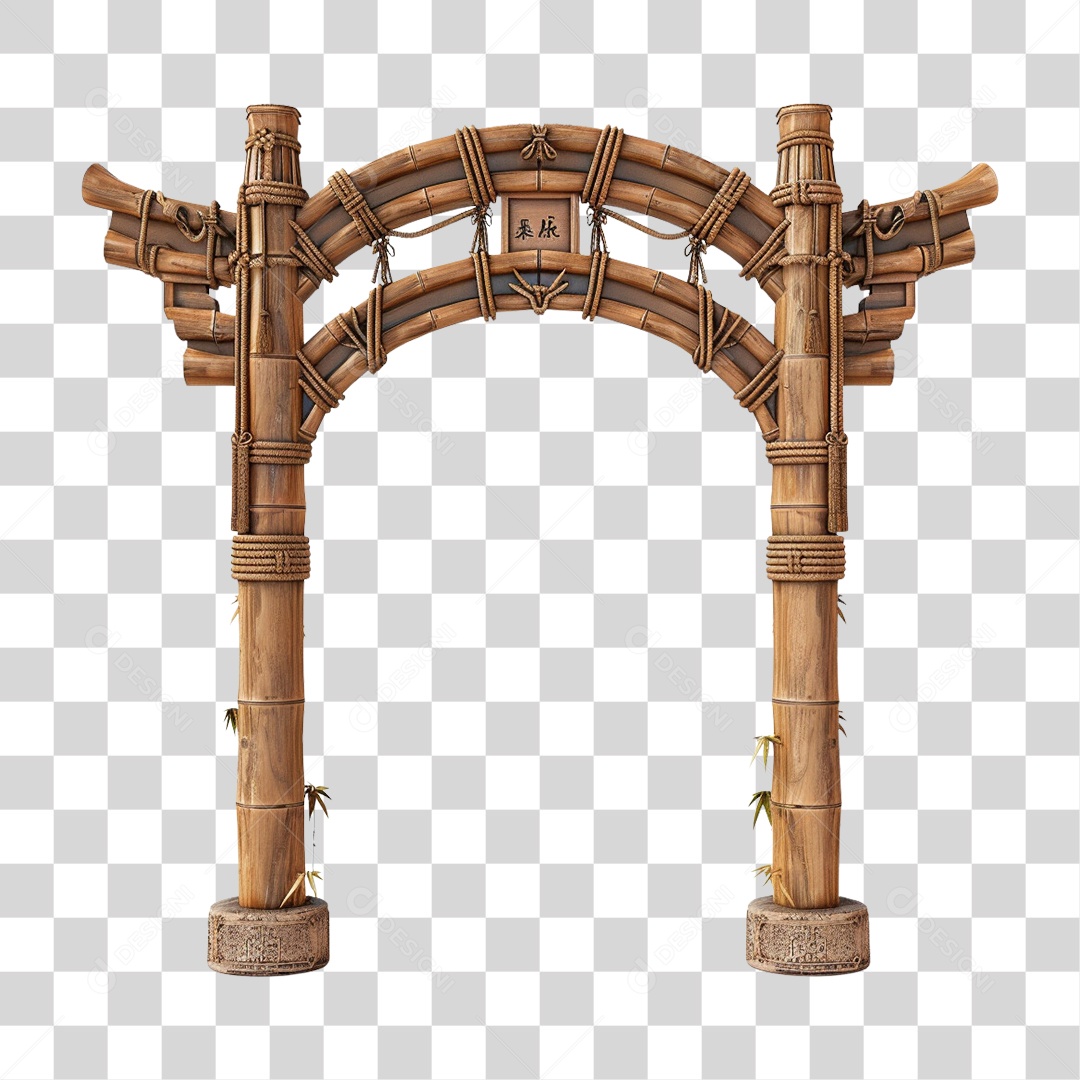 Bambu Portal PNG Transparente