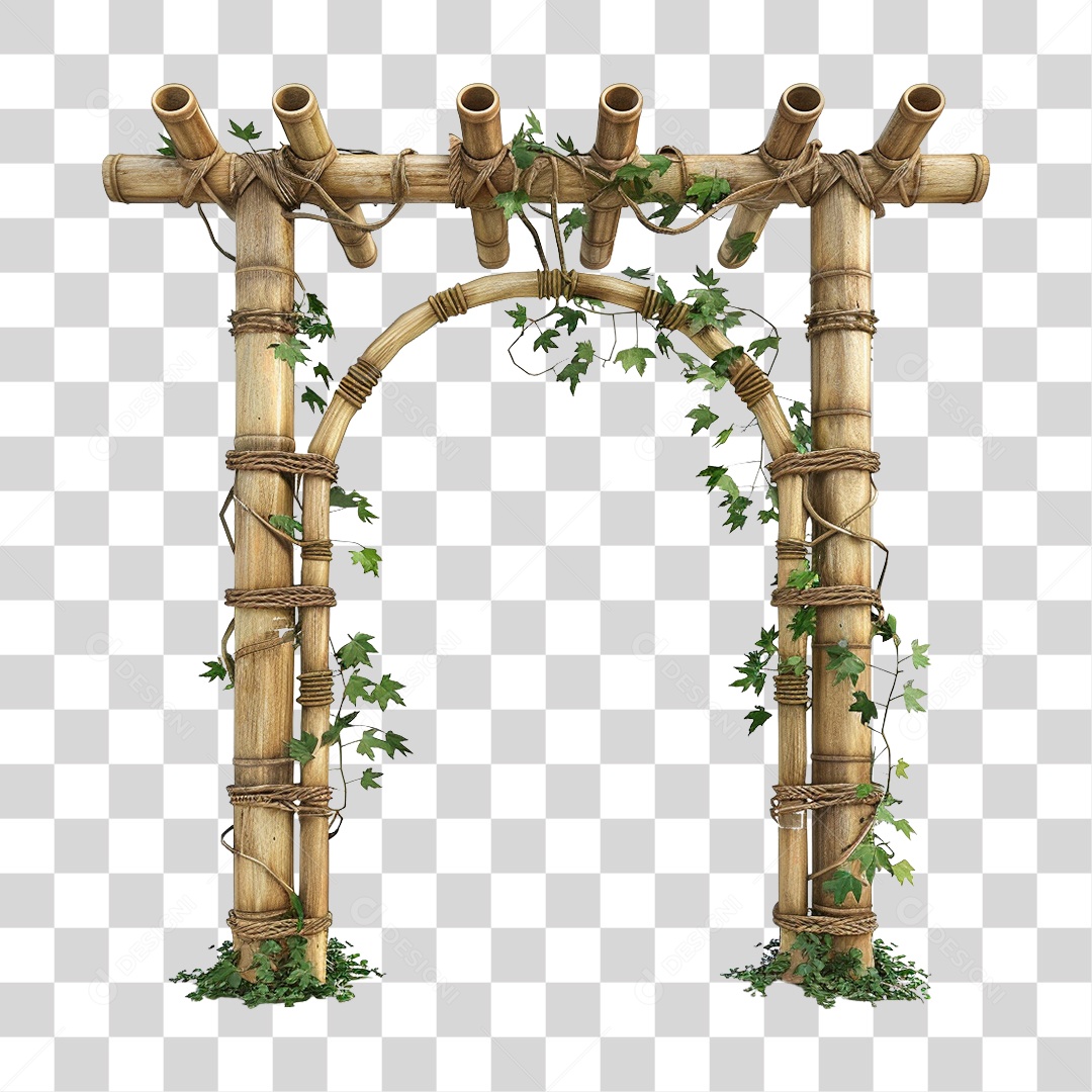 Bambu Portal PNG Transparente