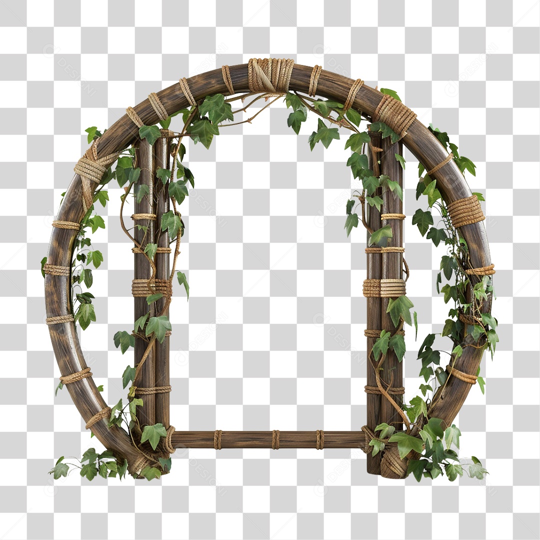 Bambu Portal PNG Transparente