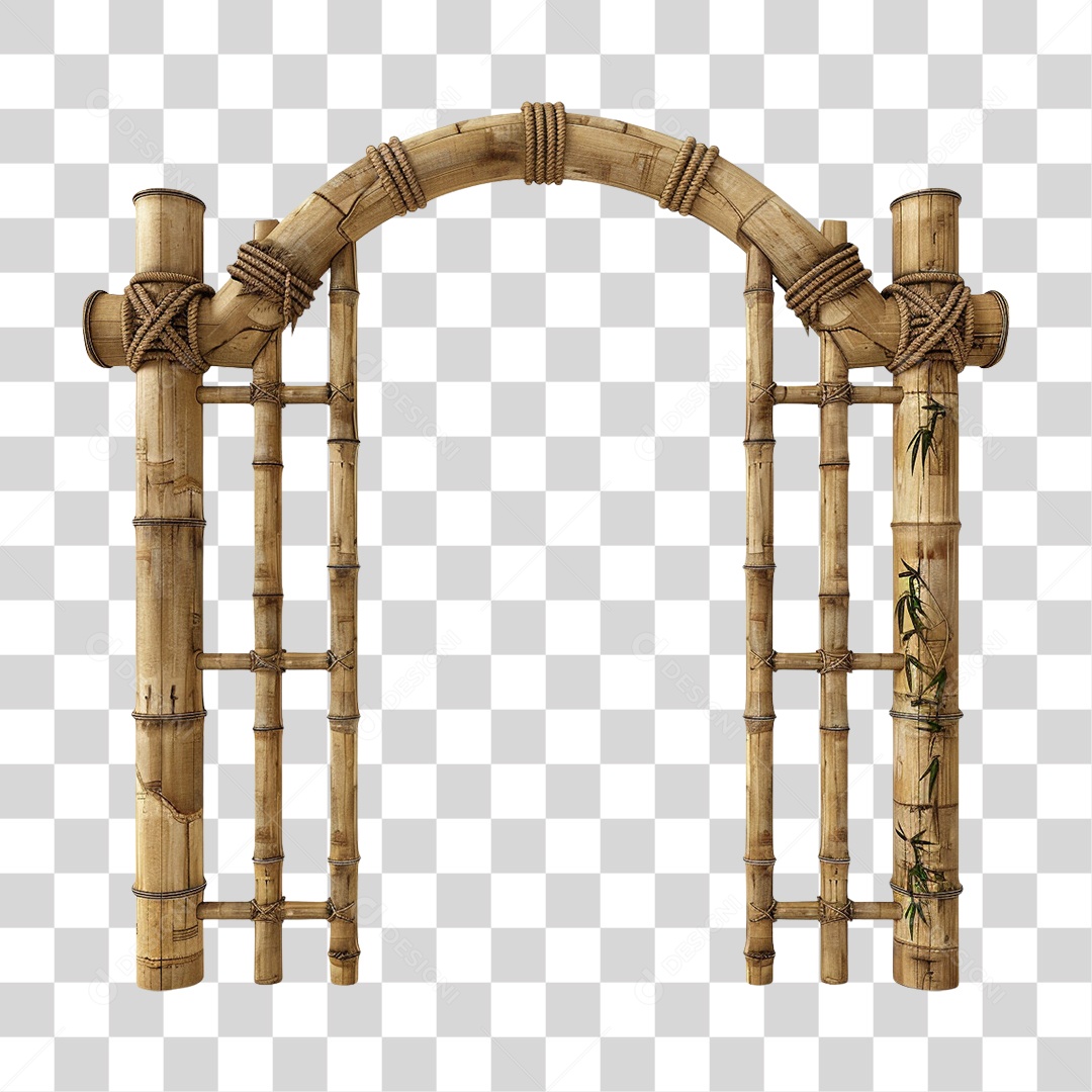 Bambu Portal PNG Transparente