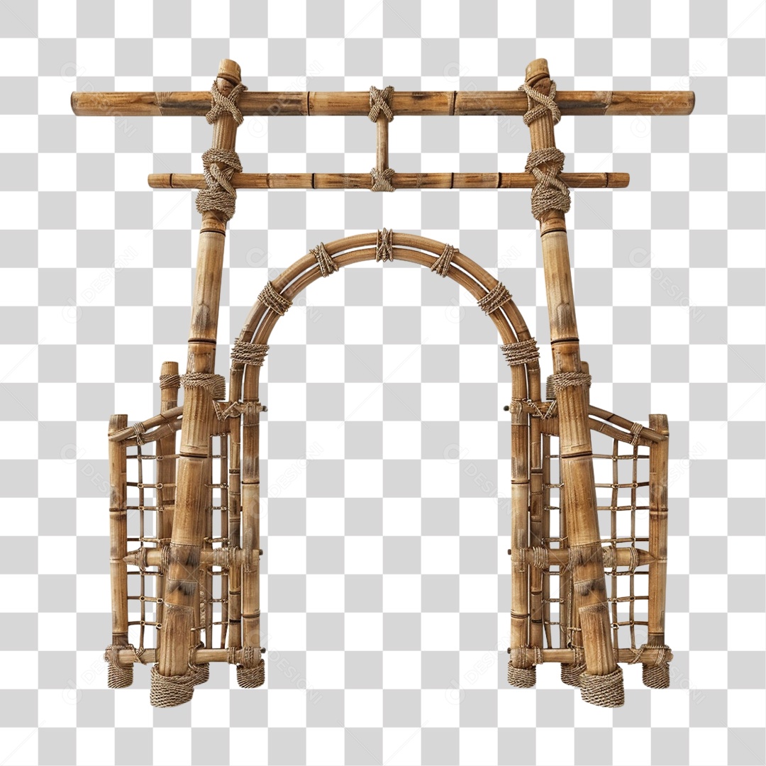 Bambu Portal PNG Transparente