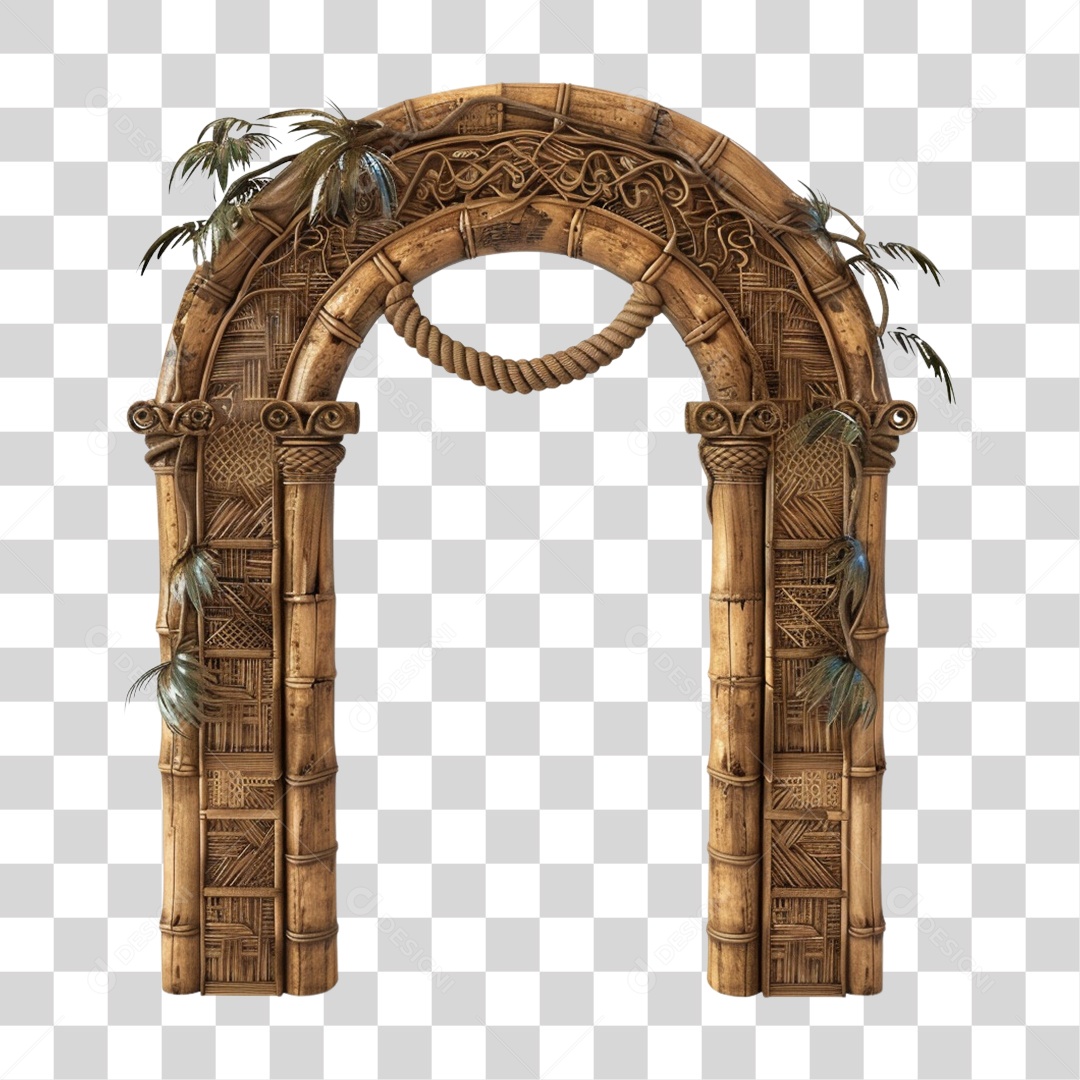 Bambu Portal PNG Transparente