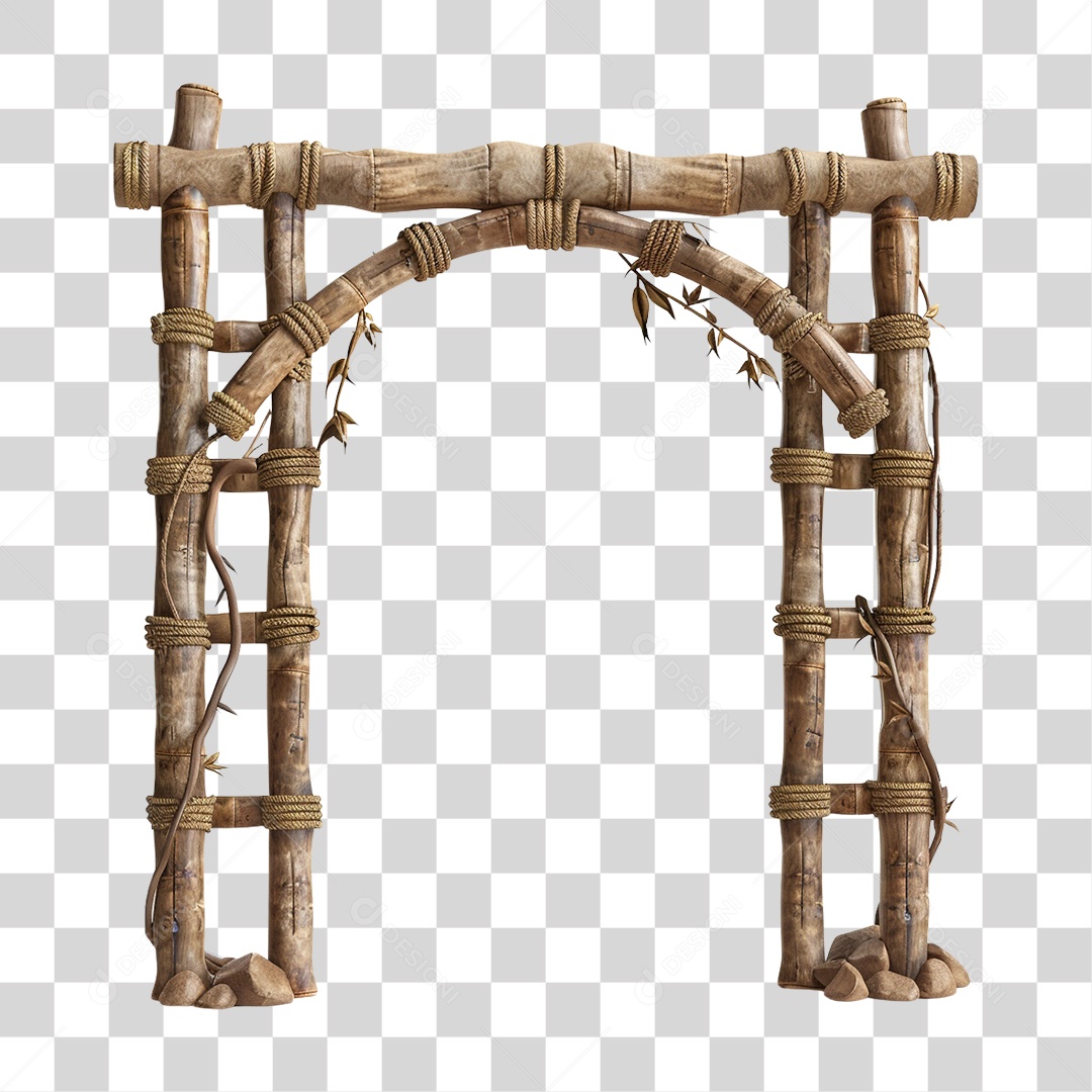 Bambu Portal PNG Transparente