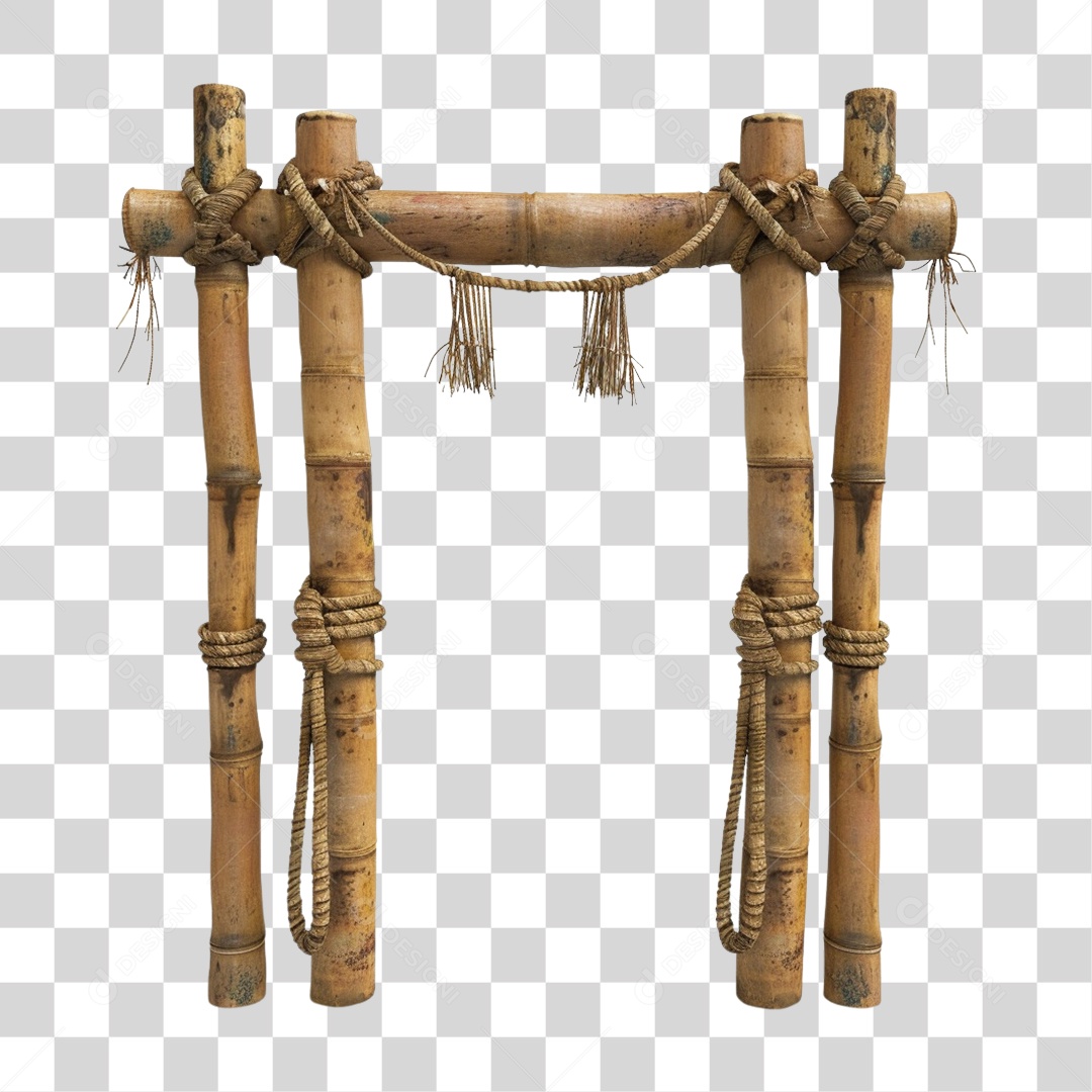 Bambu Portal PNG Transparente
