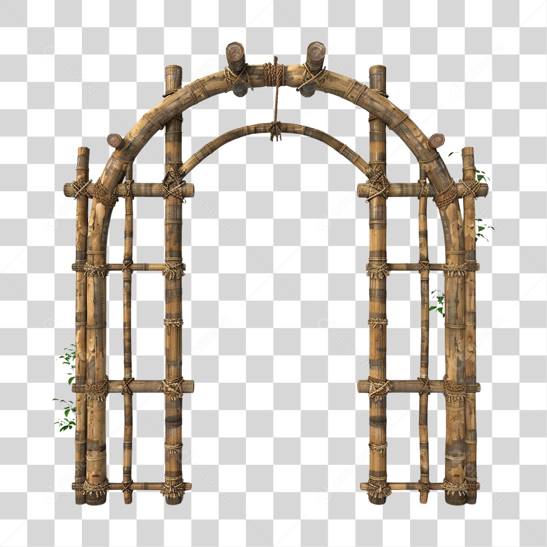 Bambu Portal PNG Transparente