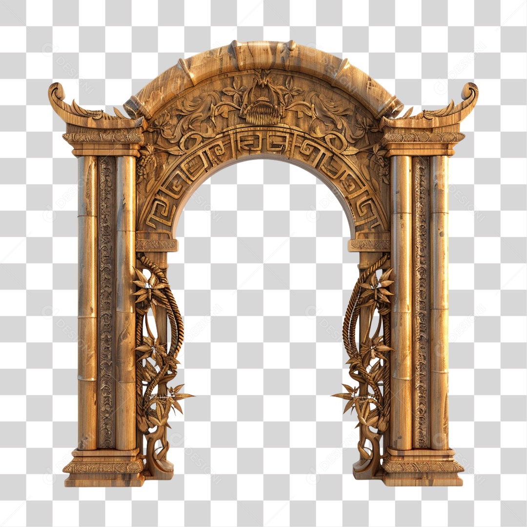 Bambu Portal PNG Transparente