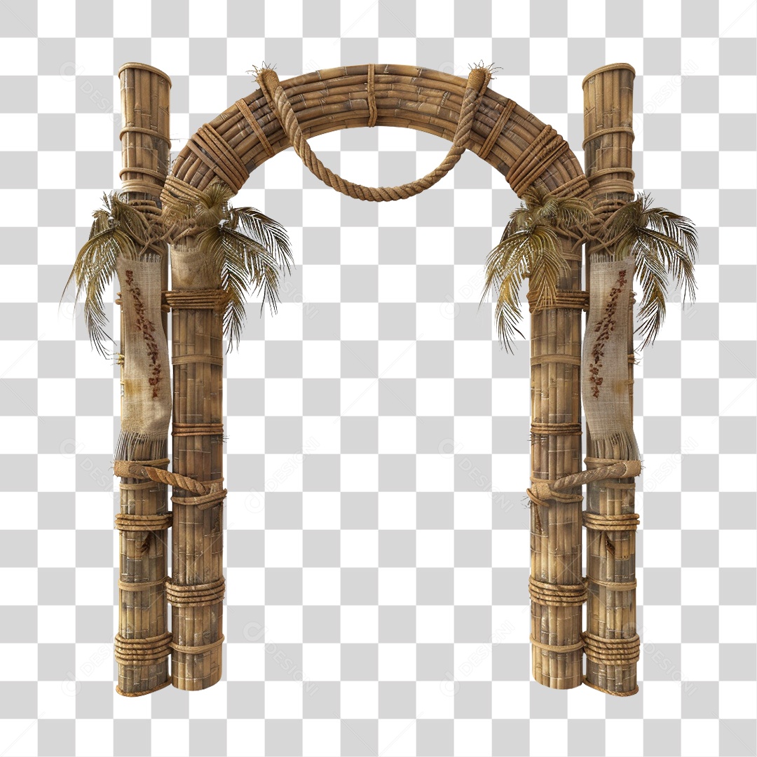 Bambu Portal PNG Transparente