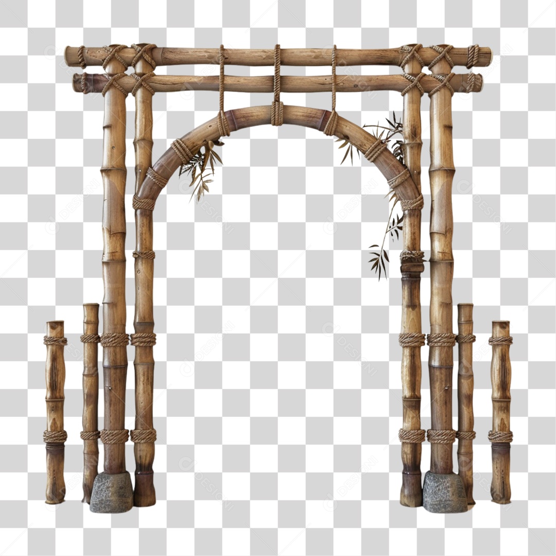 Bambu Portal PNG Transparente