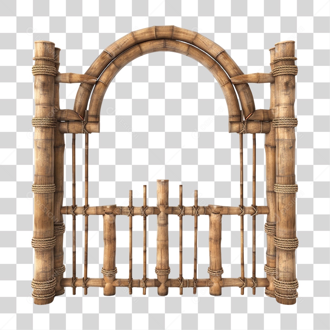 Bambu Portal PNG Transparente