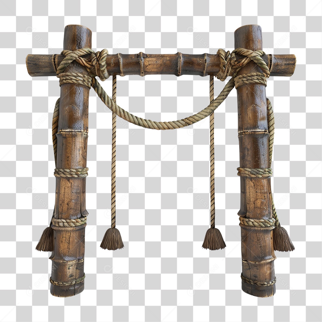 Bambu Portal PNG Transparente