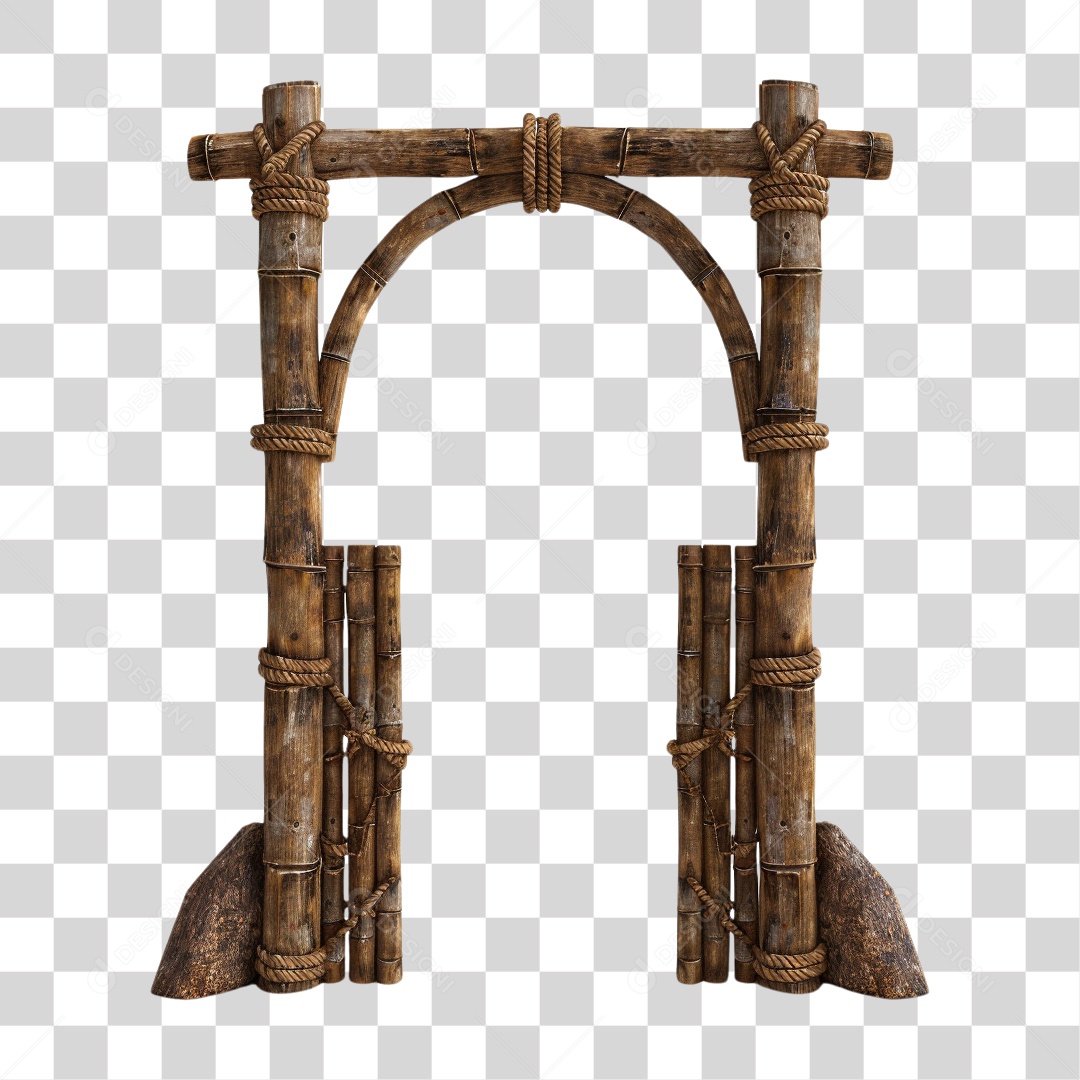 Bambu Portal PNG Transparente