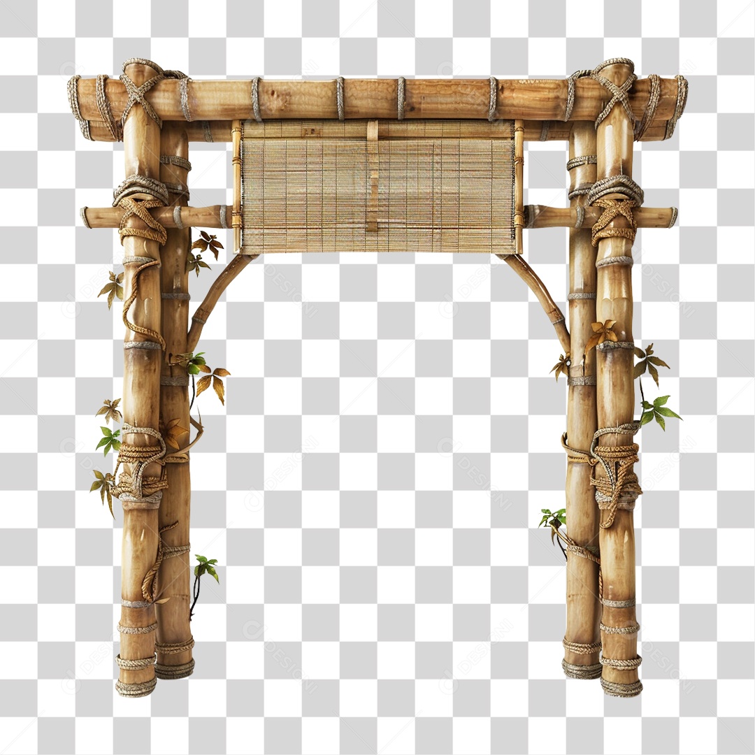 Bambu Portal PNG Transparente