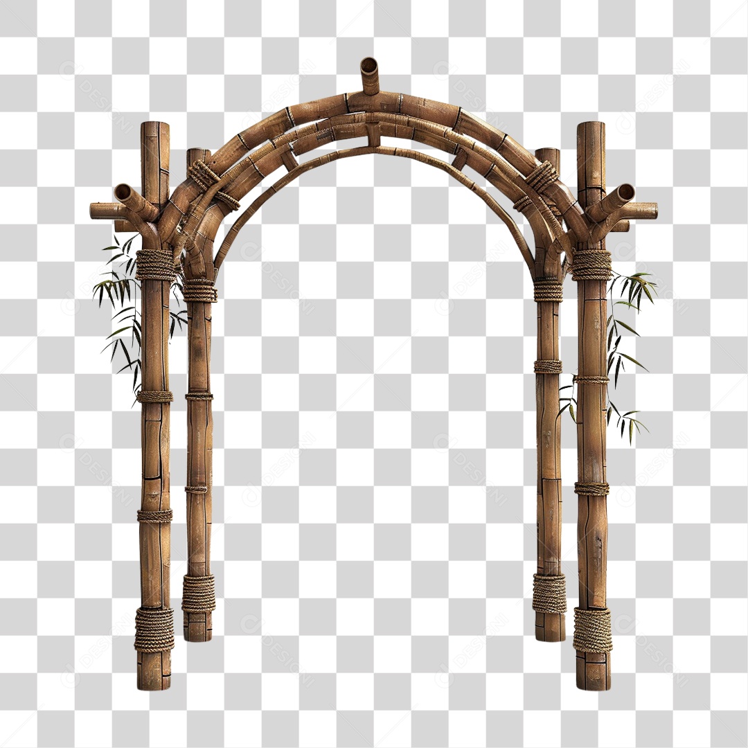 Bambu Portal PNG Transparente