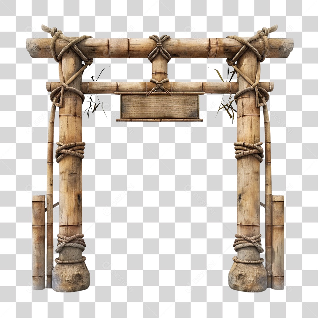 Bambu Portal PNG Transparente