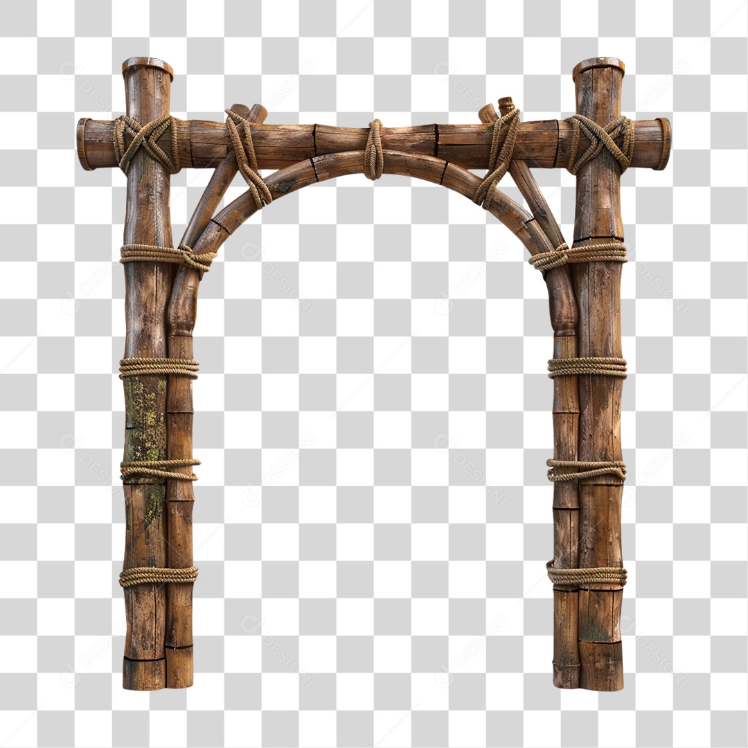 Bambu Portal PNG Transparente