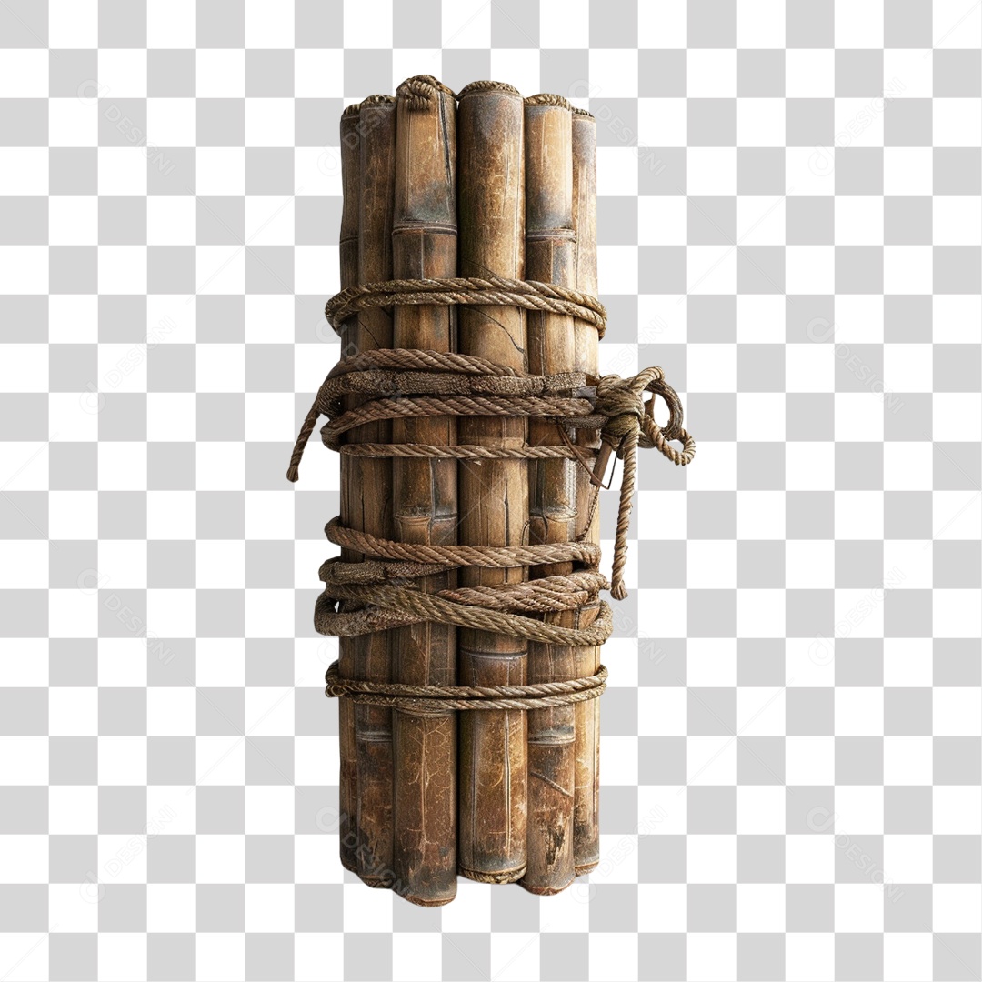 Bambu Cordas Pedaços PNG Transparente