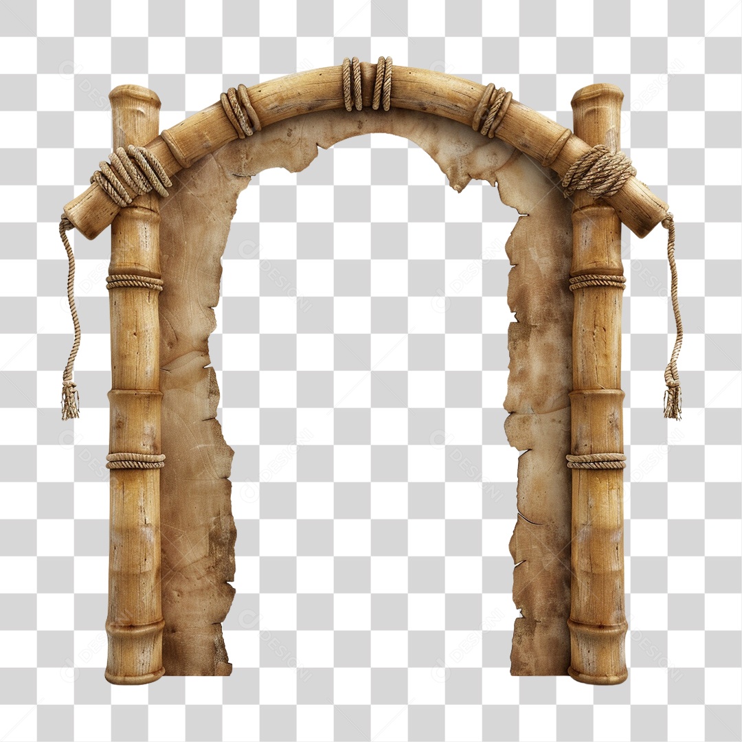 Bambu Portal PNG Transparente