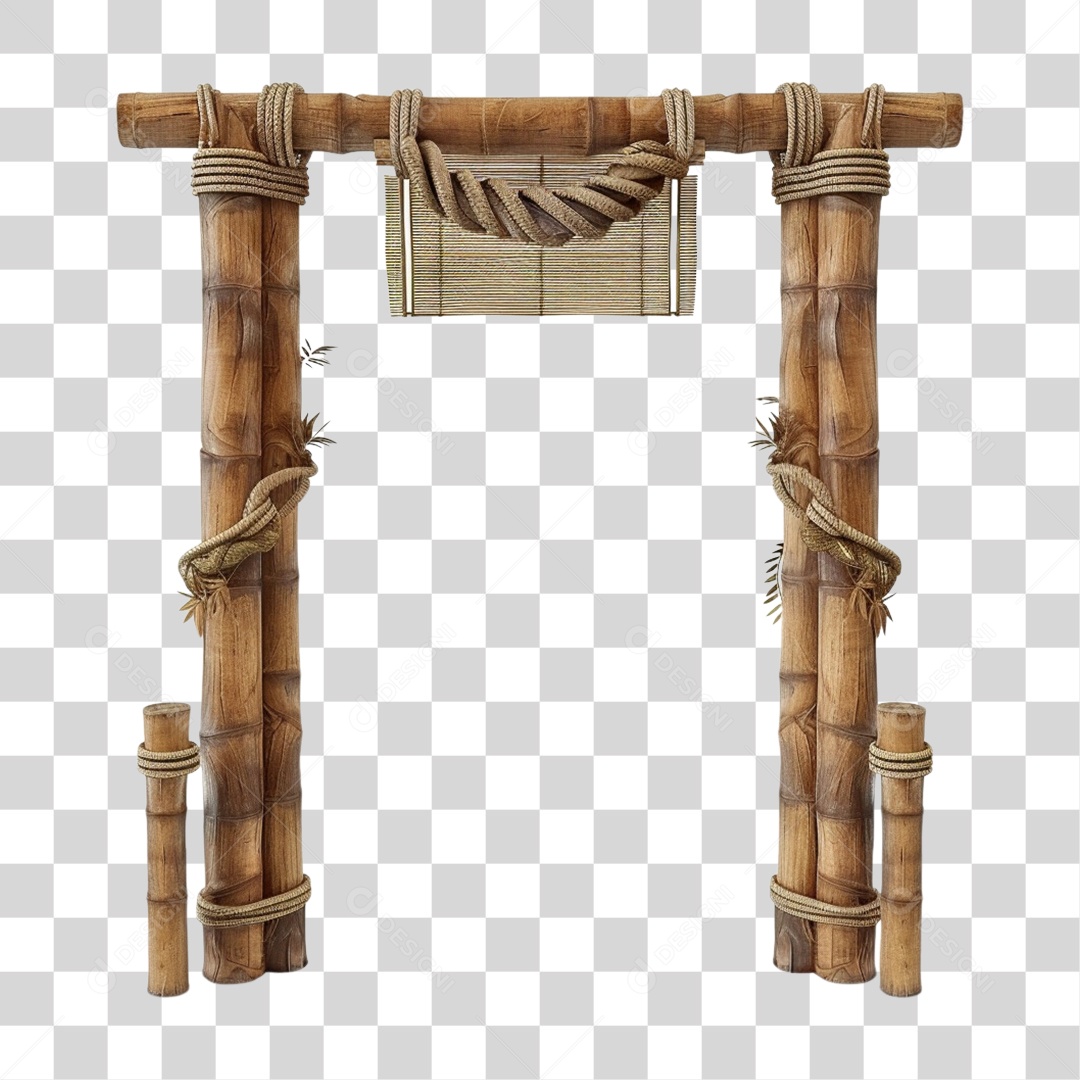 Bambu Portal PNG Transparente