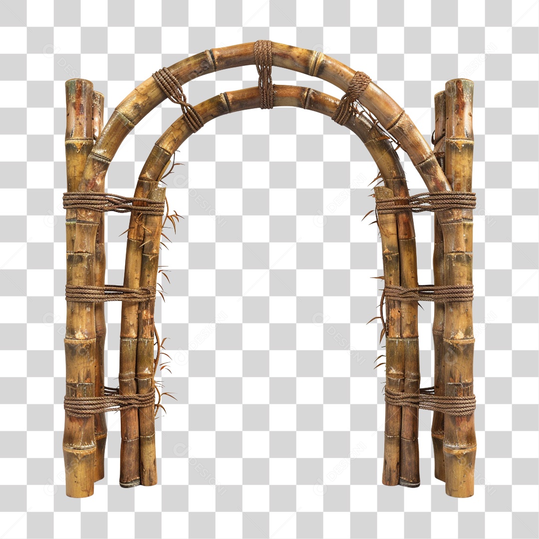 Bambu Portal PNG Transparente