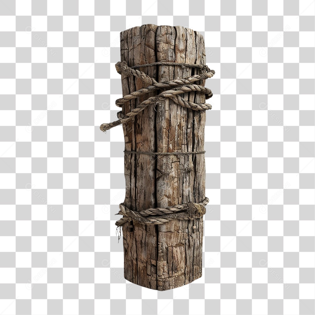 Madeira Velha Cordas Pedaços PNG Transparente