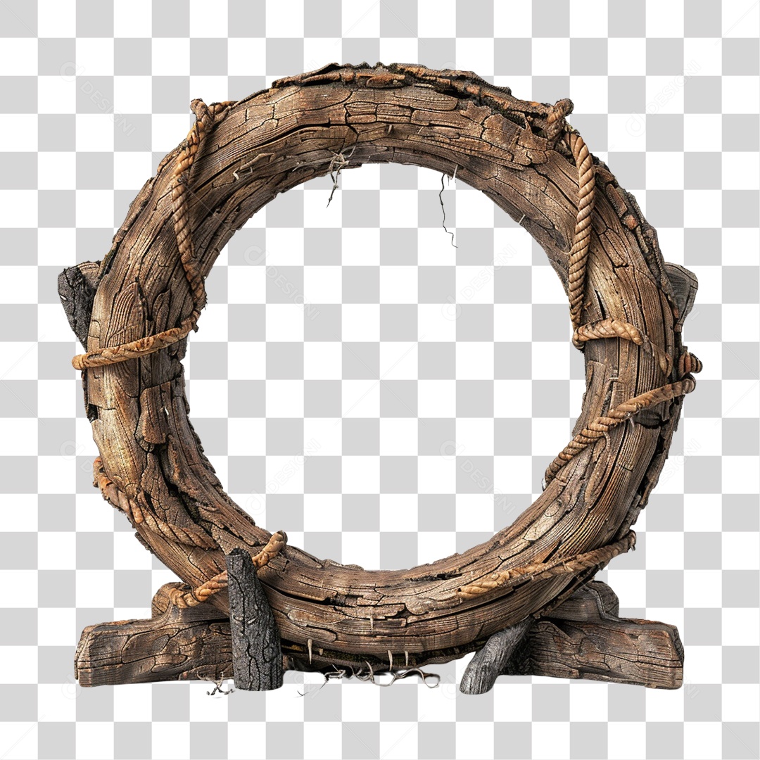 Madeira Velha Cordas Pedaços PNG Transparente