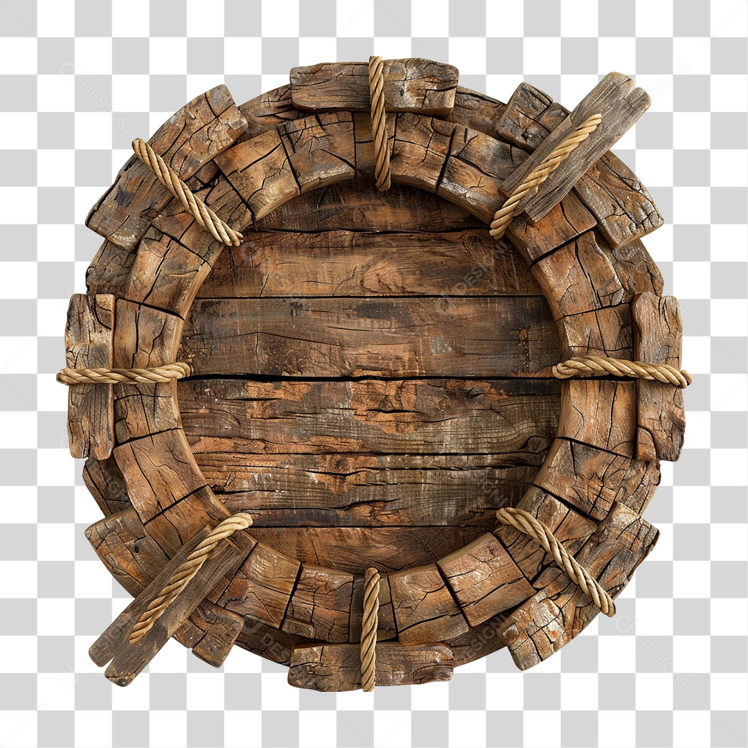 Madeira Velha Cordas Pedaços PNG Transparente