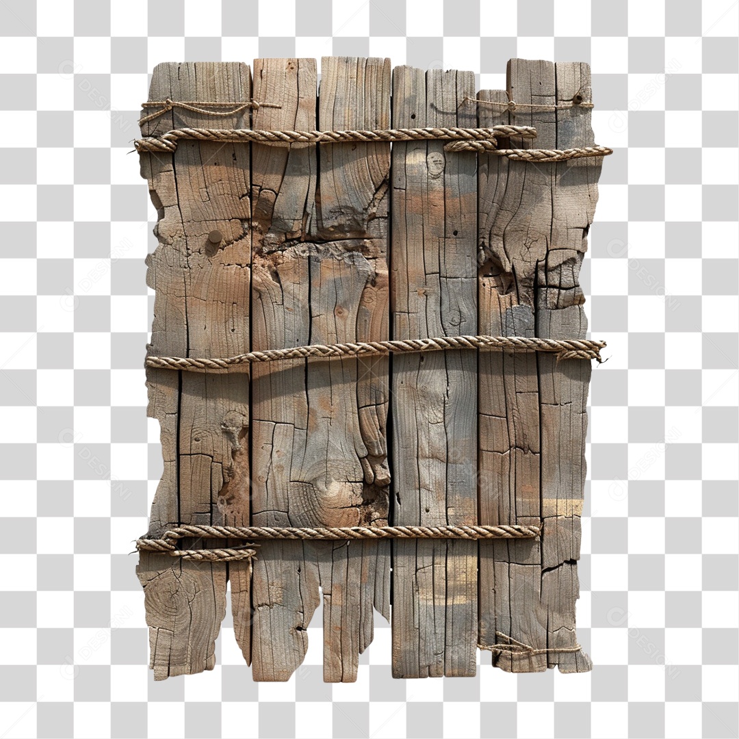 Madeira Velha Cordas Pedaços PNG Transparente