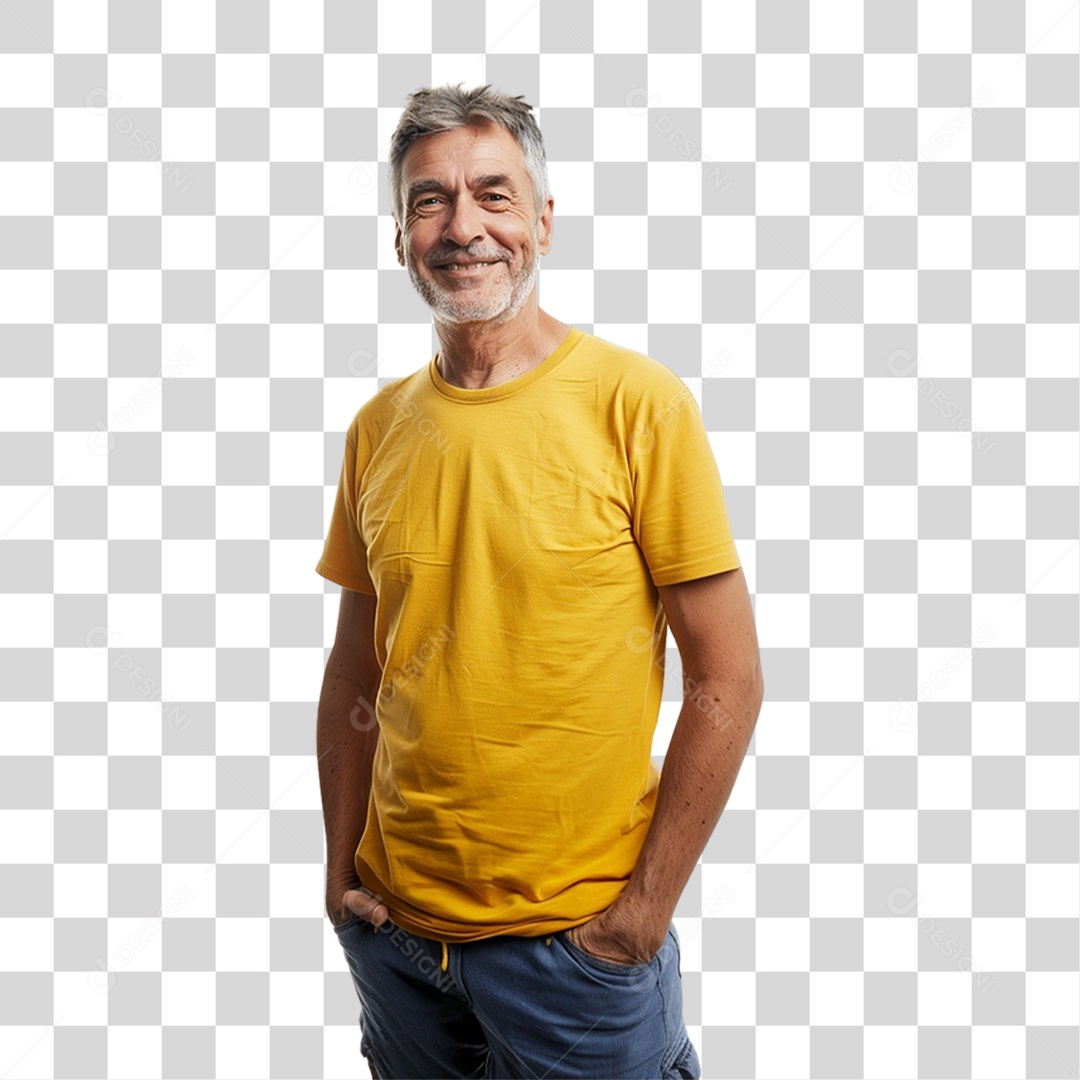 Homem Sorrindo PNG Transparente
