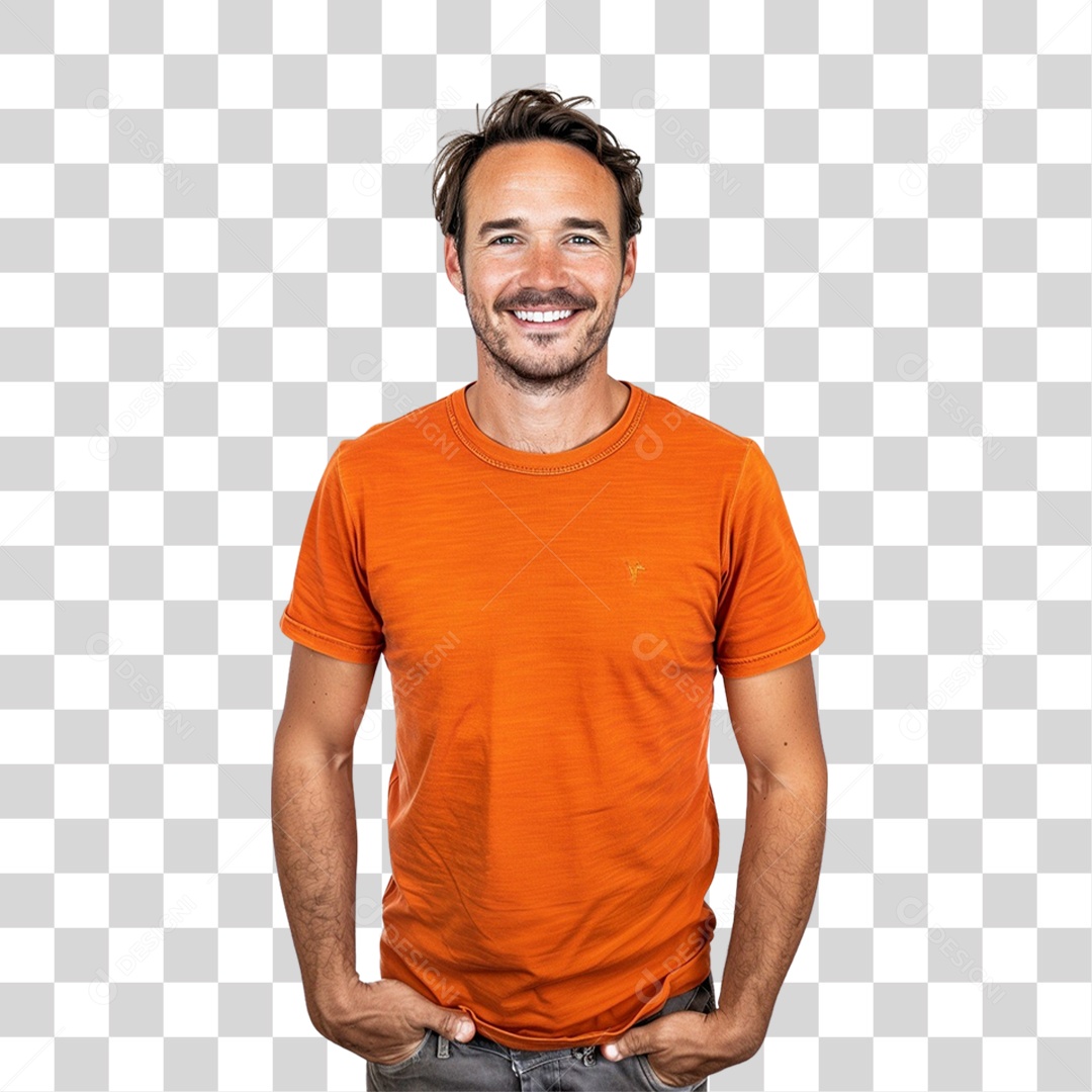Homem Sorrindo PNG Transparente