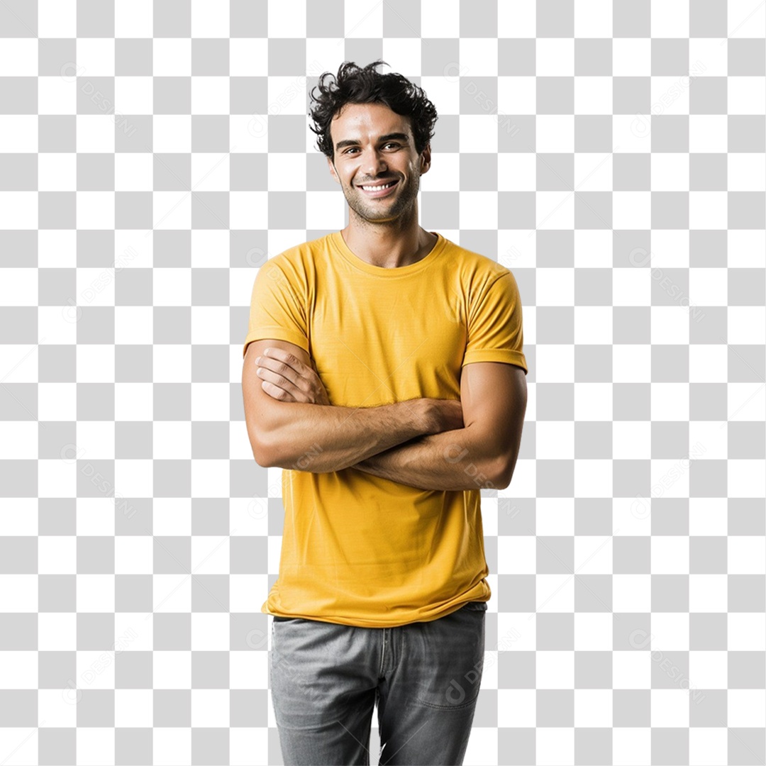 Homem Sorrindo PNG Transparente