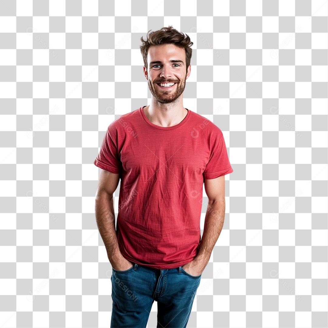 Homem Sorrindo PNG Transparente