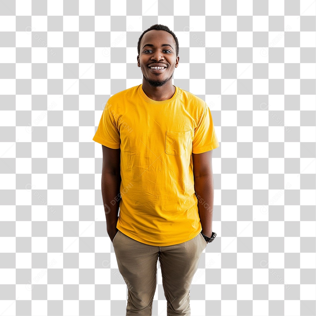 Homem Sorrindo PNG Transparente