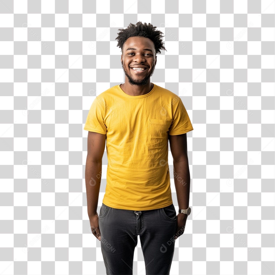 Homem Sorrindo PNG Transparente