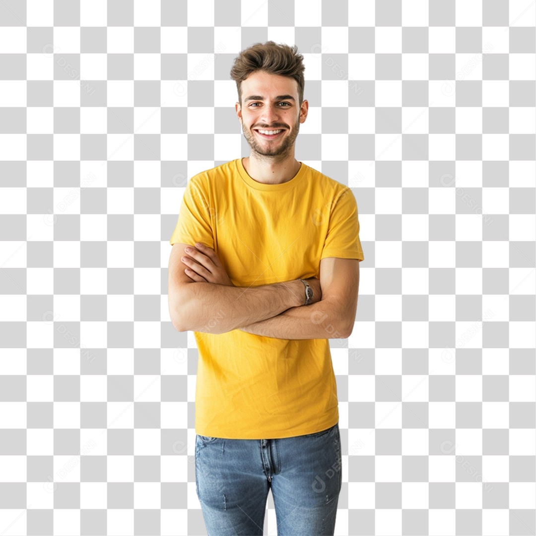 Homem Sorrindo PNG Transparente