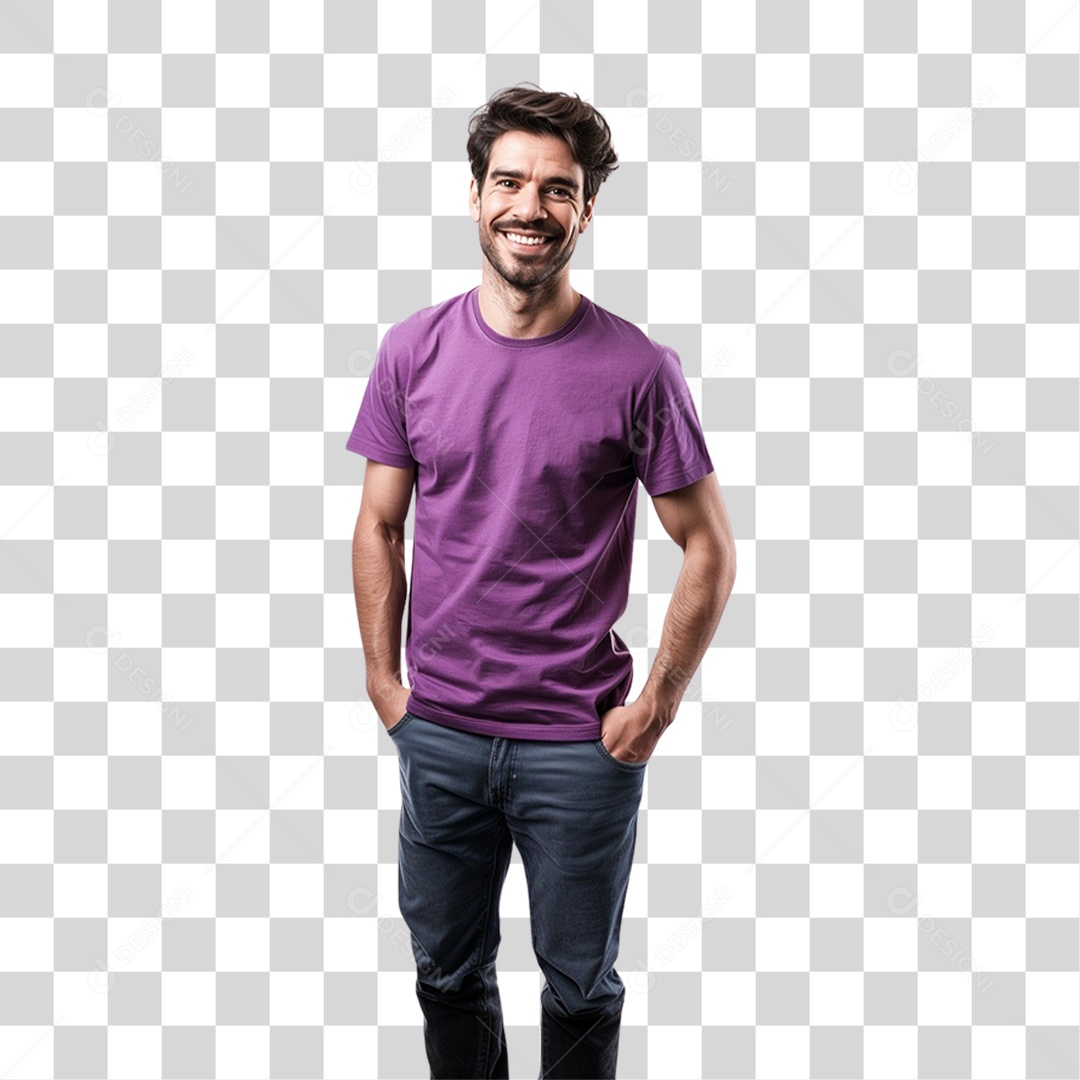 Homem Sorrindo PNG Transparente