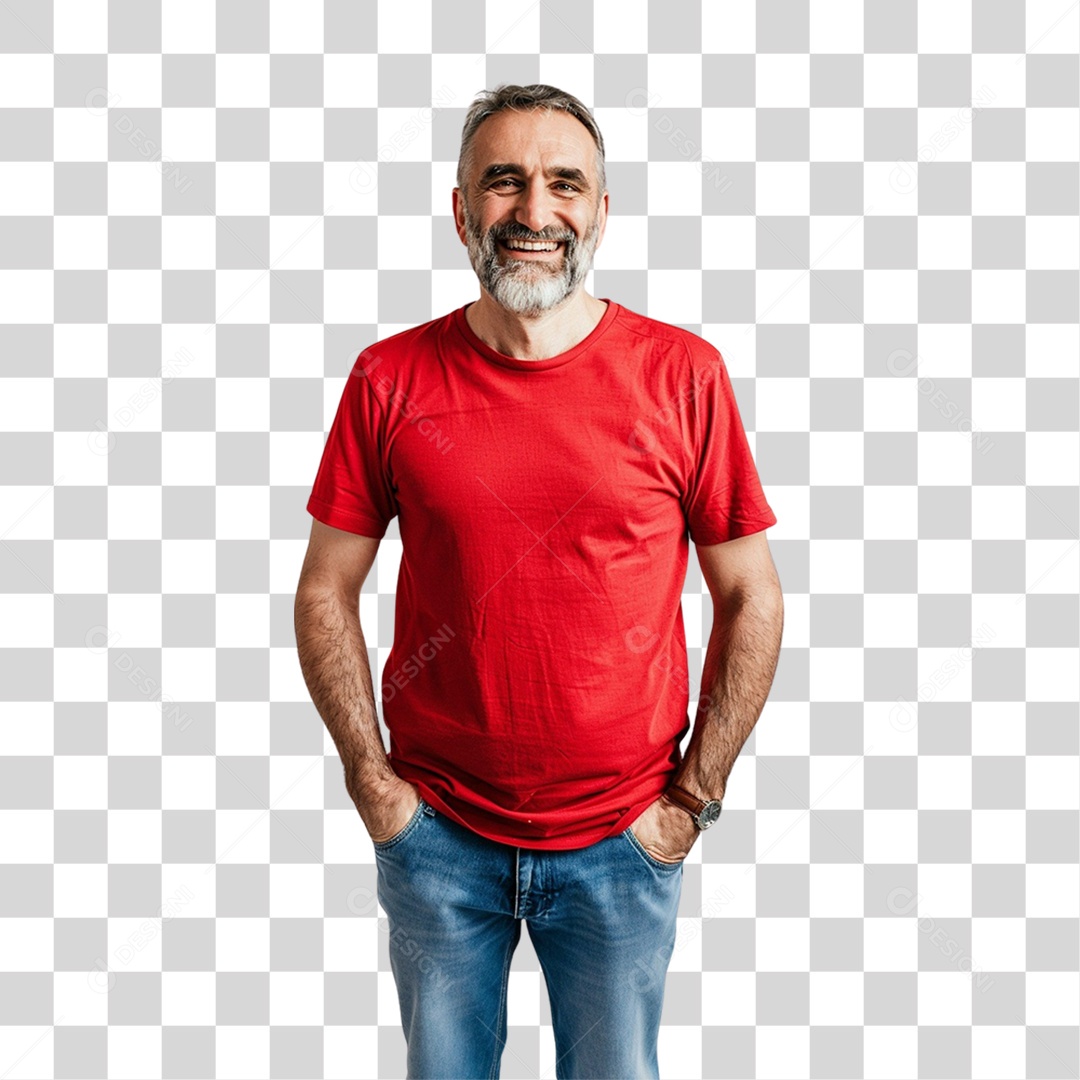 Homem Sorrindo PNG Transparente