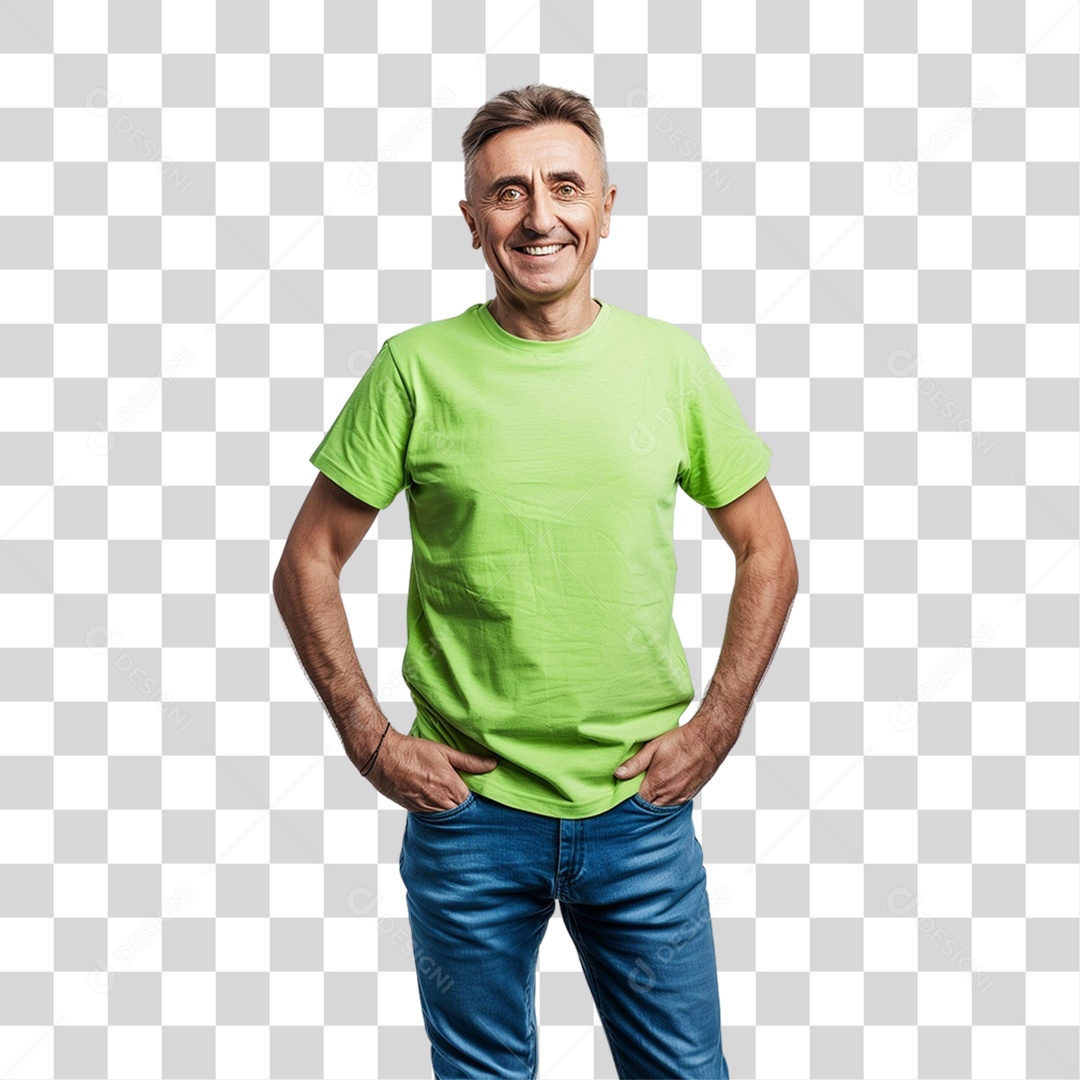 Homem Sorrindo PNG Transparente