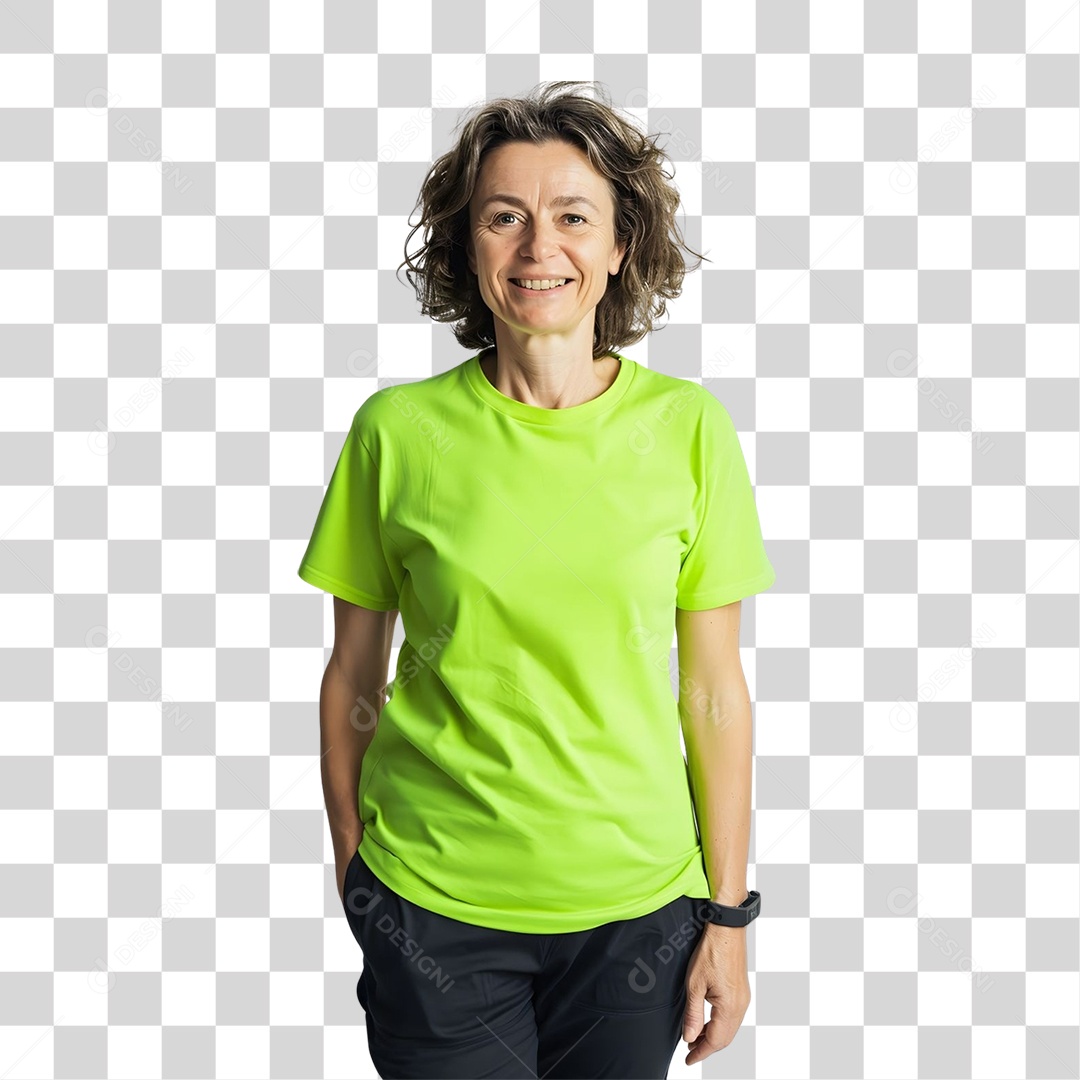 Mulher Sorrindo PNG Transparente