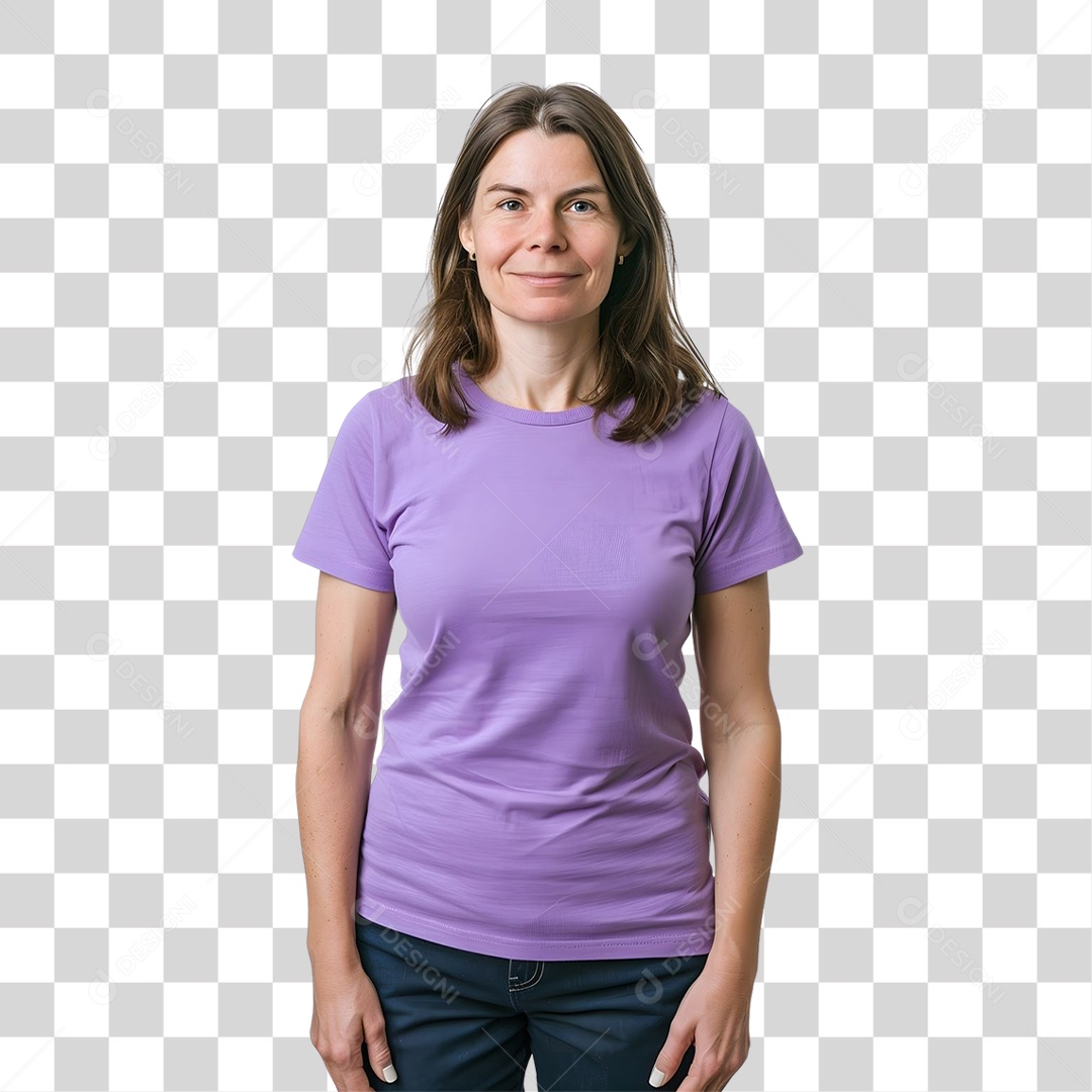 Mulher Sorrindo PNG Transparente